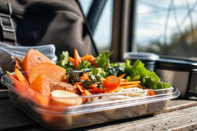 Kaltes und pflanzliches Meal Prep fürs Büro und unterwegs