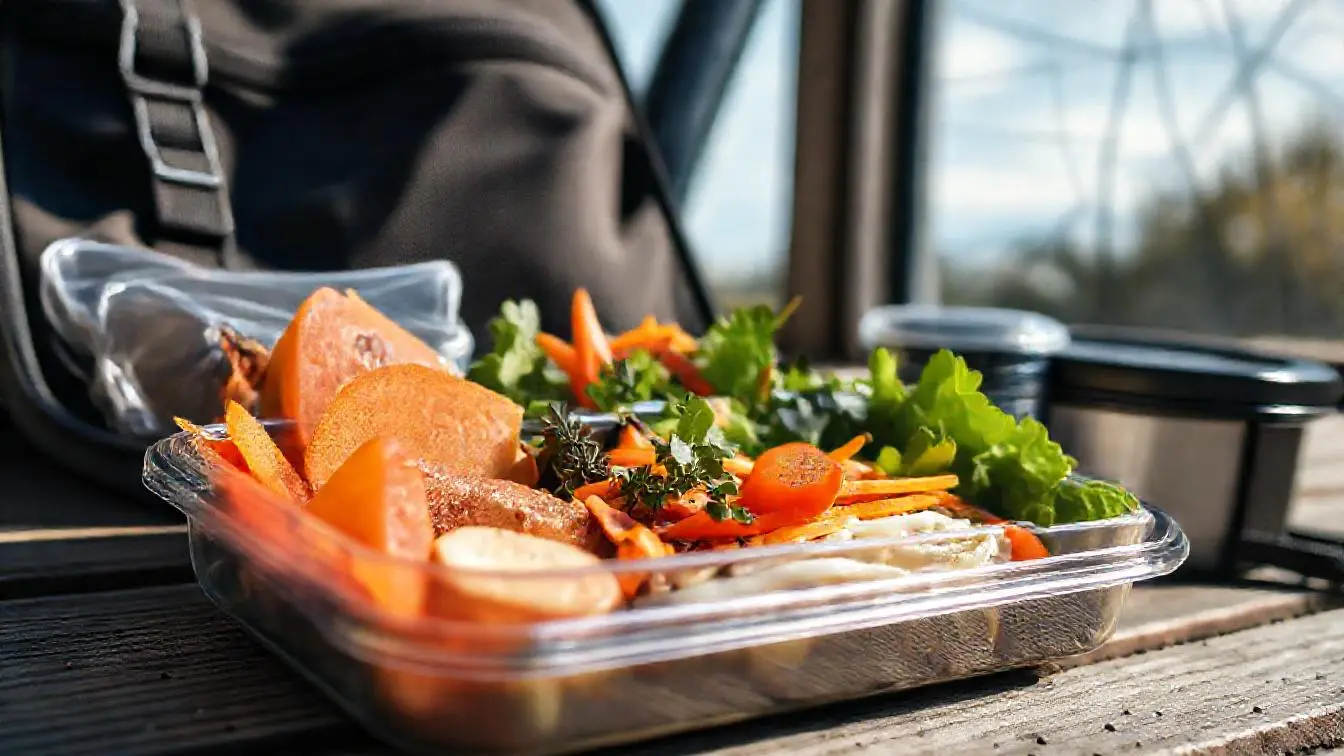 Kaltes und pflanzliches Meal Prep fürs Büro und unterwegs